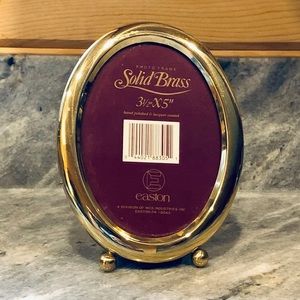 Solid Brass Easton Picture Frame